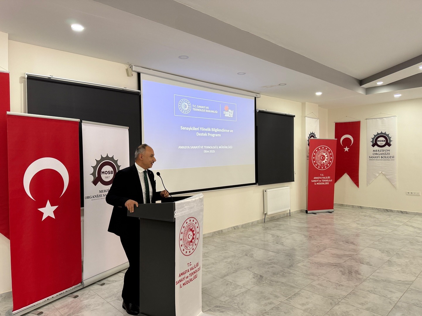 Merzifon OSB Ev Sahipliğinde Sanayiye Yönelik Bilgilendirme Programı Düzenlendi